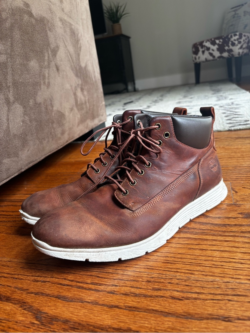 Timberland grayden Brown Leather Men's Lace-Up Boots